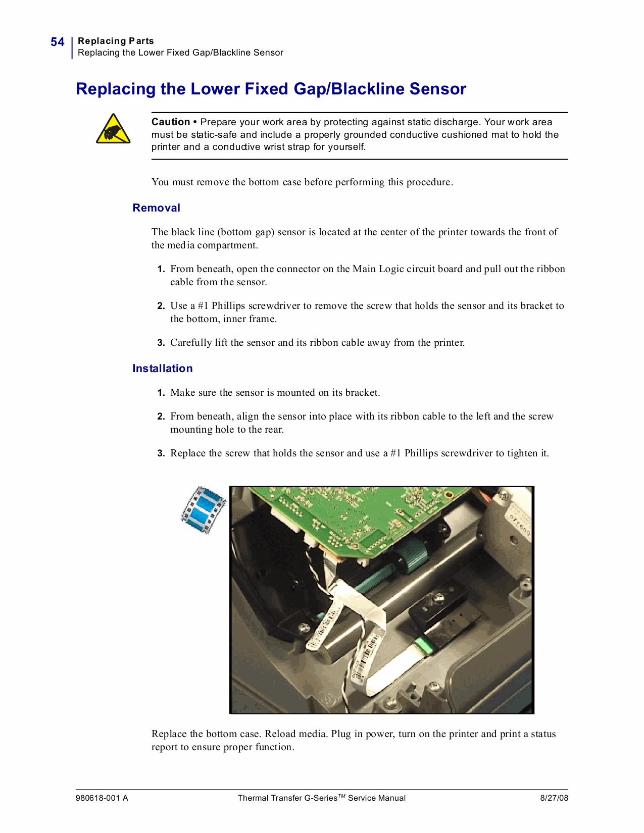 Zebra Label GK420t GX420t GX430t Maintenance Service Manual-5